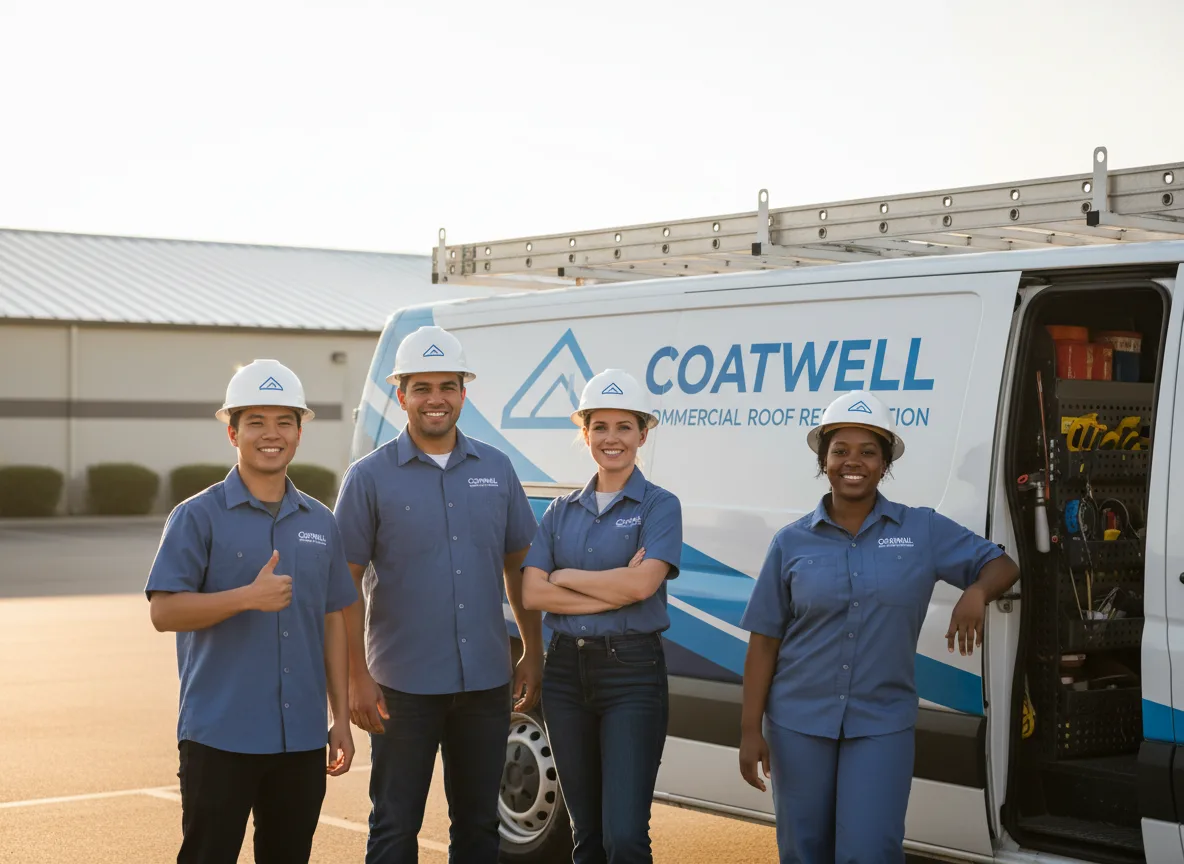 Commercial roof coating company in Roans Prairie, TX